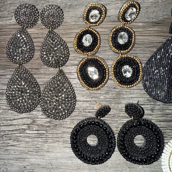 Beaded statement earring bundle - Picture 2 of 3